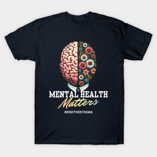 End the Stigma Mental Health Awareness T-Shirt